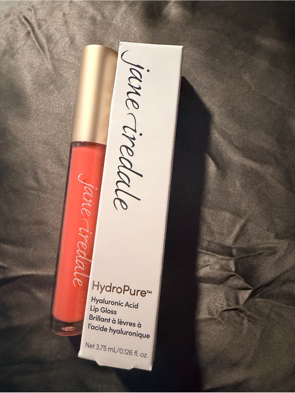Jane Iredale hydro pure hyaluronic acid lip, gloss in spiced peach color NWT